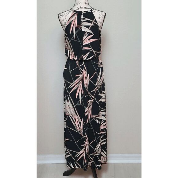 🌴☀ WHITE HOUSE BLACK MARKET Halter Side Slits Pockets Maxi Dress NWOT SIZE 6 - Picture 14 of 16